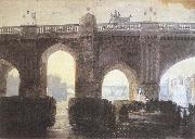 Joseph Mallord William Turner Old London bridge oil painting reproduction